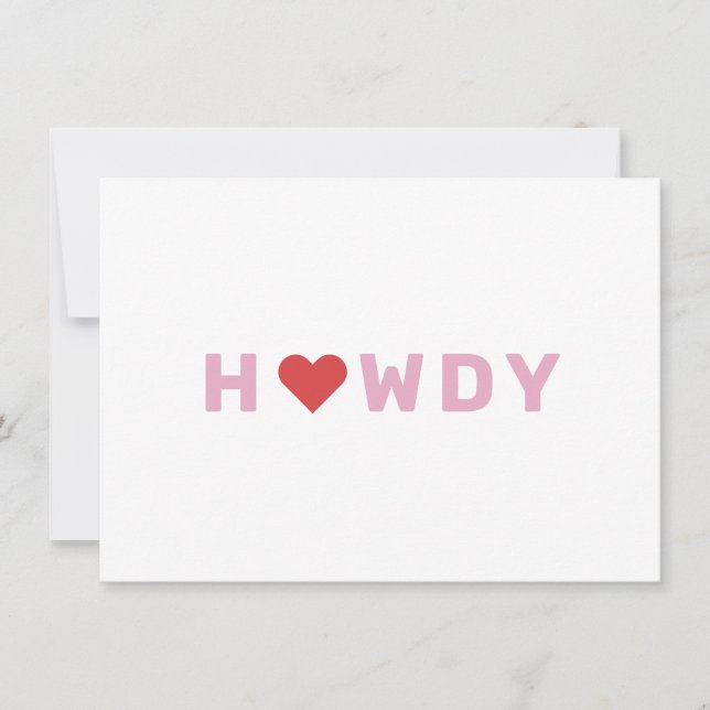Cute Blank Greeting Card (Front)