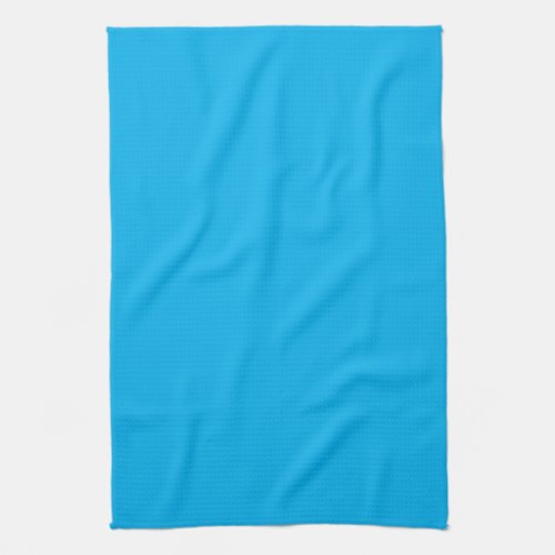 Cute Blank Template Elegant Sky Blue Solid Color Kitchen Towel