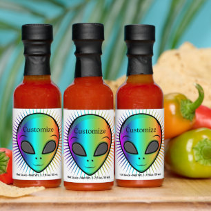 Cute Blinking Alien Head Thunder_Cove Hot Sauces
