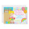 Cute Blond Girl Bowling Birthday Party Invitations