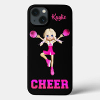 Cute Blonde Cheerleader Personalized
