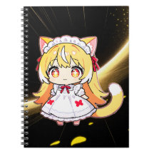 Cute Blonde Chibi Catgirl - Midi Dress
