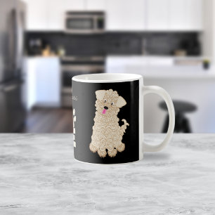 Cute Blonde Maltipoo Dog Love Coffee Mug