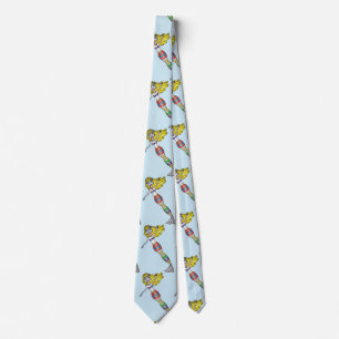 Cute Blonde Mermaid Thunder_Cove Neck Tie