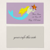 Cute Blonde Mermaid with Star Thunder_Cove (Front & Back)