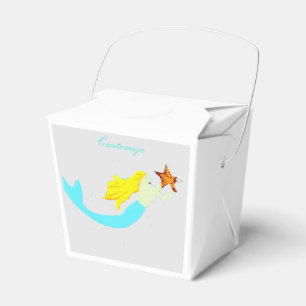 Cute Blonde Mermaids with Star Thunder_Cove Favor Boxes