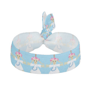 Cute Blonde Pigtails Scarecrow Elastic Hair Tie