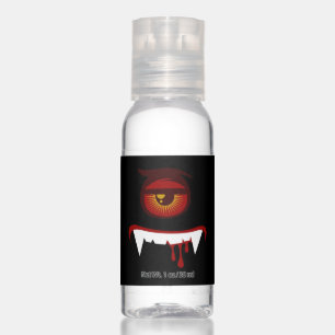 Cute blood monster face hand sanitizer