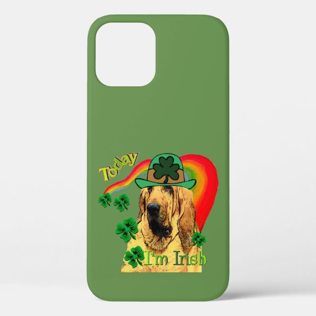Cute Bloodhound St Patricks Day Case-Mate iPhone Case (Back)