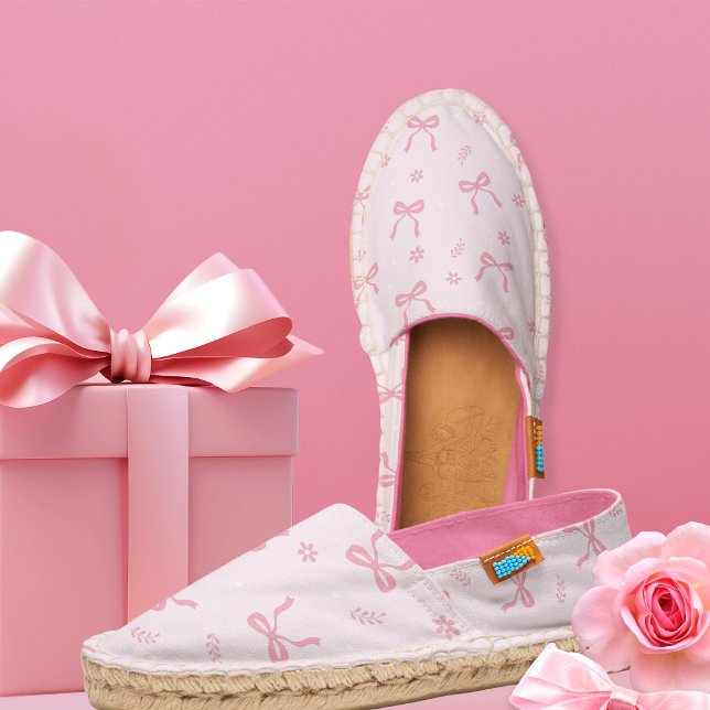 Cute Blossoms and Bows Coquette  Espadrilles (Creator Uploaded)