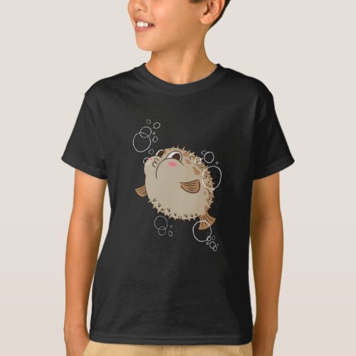 Cute blowfish T_Shirt