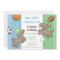 Cute Blue and Green Sporty Puppy Invitation