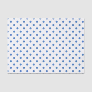 Cute Blue and White Polka Dot Tissue Paper