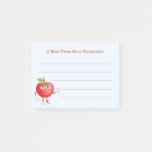 Cute Blue Apple Thumbs Up From Teacher Post-it Notes