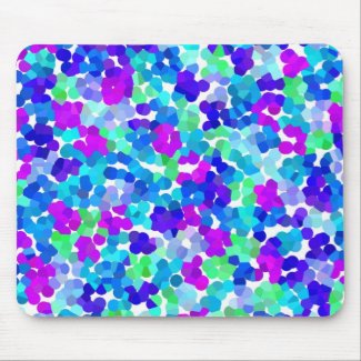 Cute blue aqua violet pinkies pattern