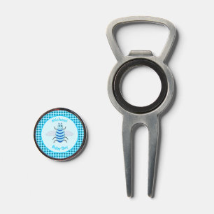 Cute Blue Baby Boy Bee Custom Divot Tool