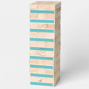 Cute Blue Baby Boy Bee Custom Topple Tower