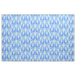Cute Blue Baby Boy Bunny Feet Easter Patterned Fabric