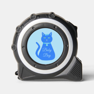 Cute Blue Baby Boy Cat Custom Tape Measure