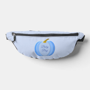 Cute Blue Baby Boy Pumpkin Custom Fanny Pack