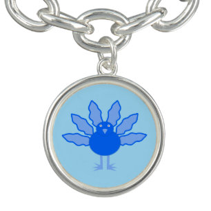 Cute Blue Baby Boy Thanksgiving Turkey Bracelet