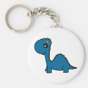 Lavender T-Rex dino keychain with tassel