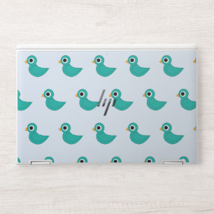 Cute blue bird HP laptop skin