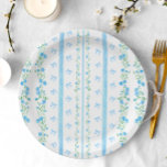 Cute Blue Bow Boy Baby Shower Paper Plates<br><div class="desc">The Cute Blue Bow Boy Baby Shower Paper Plates evokes a sense of nostalgia and timeless elegance, perfect for families eagerly anticipating the arrival of a little bundle of joy. Featuring a charming combination of blue green and white hues, this item transports guests to a bygone era of classic sophistication...</div>
