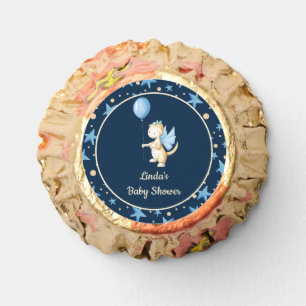 Cute Blue Boy Dragon Baby Shower Reese's Peanut Butter Cups