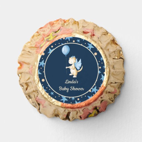 Cute Blue Boy Dragon Baby Shower Reeses Peanut Butter Cups