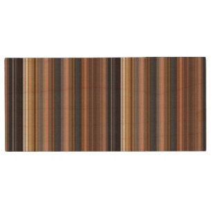 Cute blue brown stripes wood flash drive