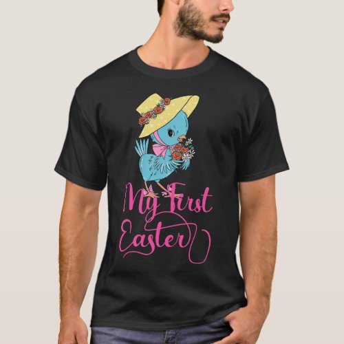 Cute blue chick My First Easter for Kids T_Shirt