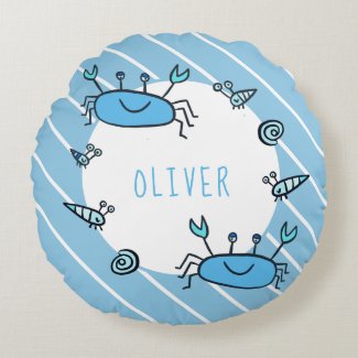 Cute Blue Crab Sea Animal Boy Name 