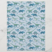 Cute Blue Dinosaur (Front)