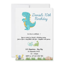 Cute Blue Dinosaur Theme