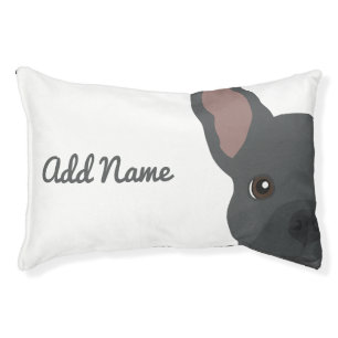 Cute Blue French Bulldog Dog Bed