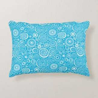 Cute blue gray ornament pattern