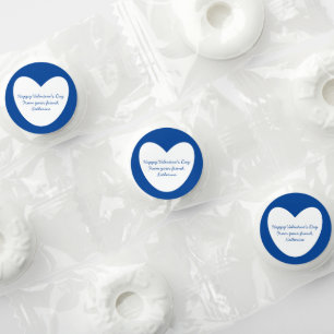 Cute blue heart classroom boys Valentine's Day Life Saver® Mints