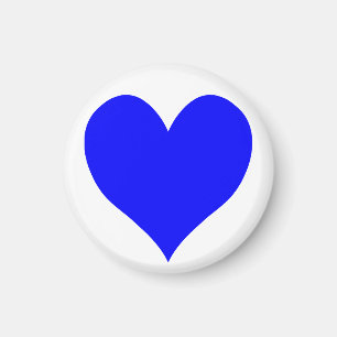 Cute Blue Heart Shape Magnet