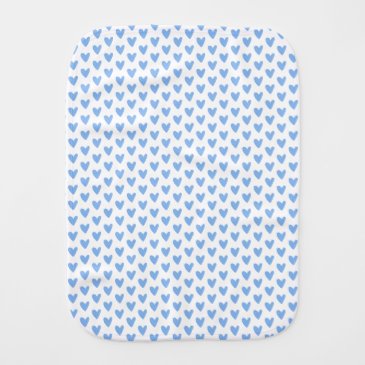 Cute Blue Hearts Pattern 