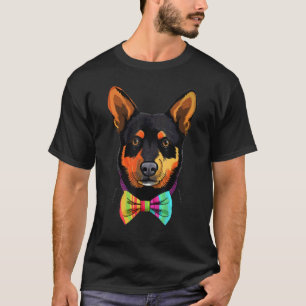 Cute Blue Heeler Dog on Australian Cattle Dog 4 T-Shirt