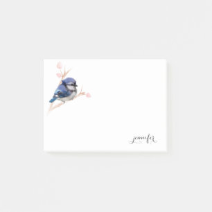 Cute Blue Jay Birds Post it Note