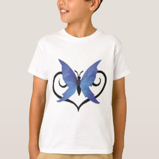cute blue love butterfly T-Shirt