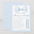Baby Shower Game - Animal Matching Cards, 25 Pack, Blue & Grey Bow Tie Theme, 4x6 Size - View #7