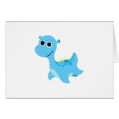 Cute Blue Nessie (Front Horizontal)