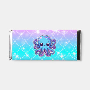Cute blue octopus hershey bar favors