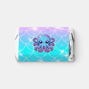 Cute blue octopus hershey's miniatures