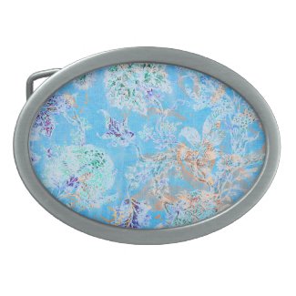 Cute blue pastel floral