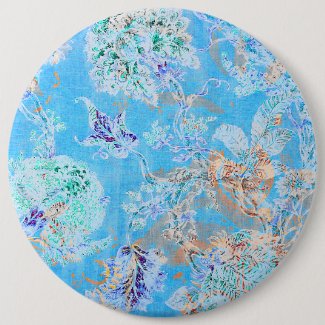Cute blue pastel floral
