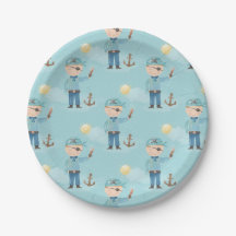 Cute Blue Pirate Boy